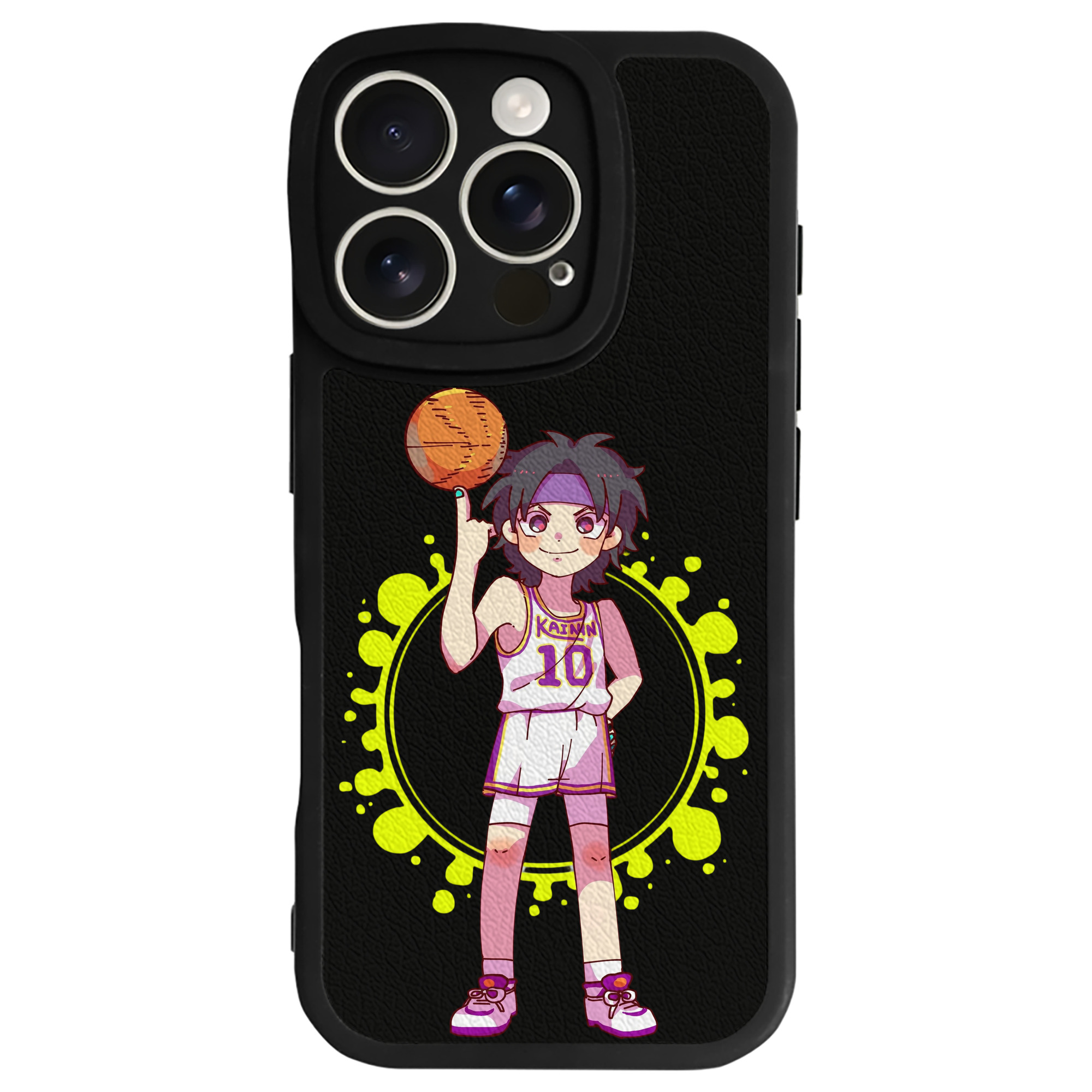 （画像用） SLAM DUNK／スラムダンク 【iPhone 16シリーズ対応】シリコンスマホケース（レザー調） 材質：シリコン